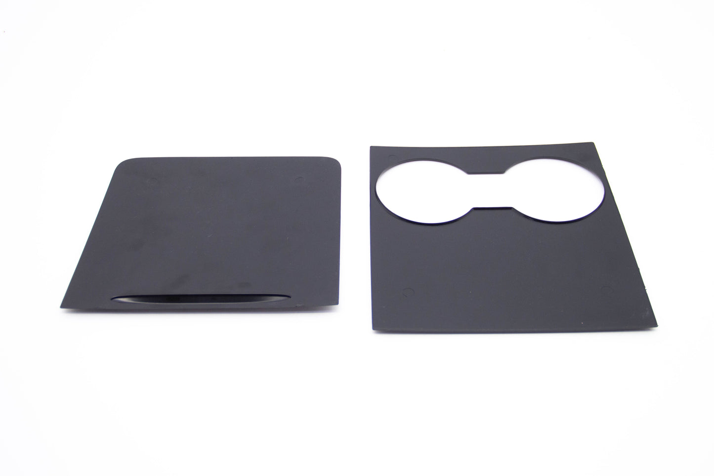 Tesla Model Y Model 3 Center Console Wrap Kit 2021 2022 2023 Protector Accessories Cover 2 pcs Real Glossy Carbon Fiber