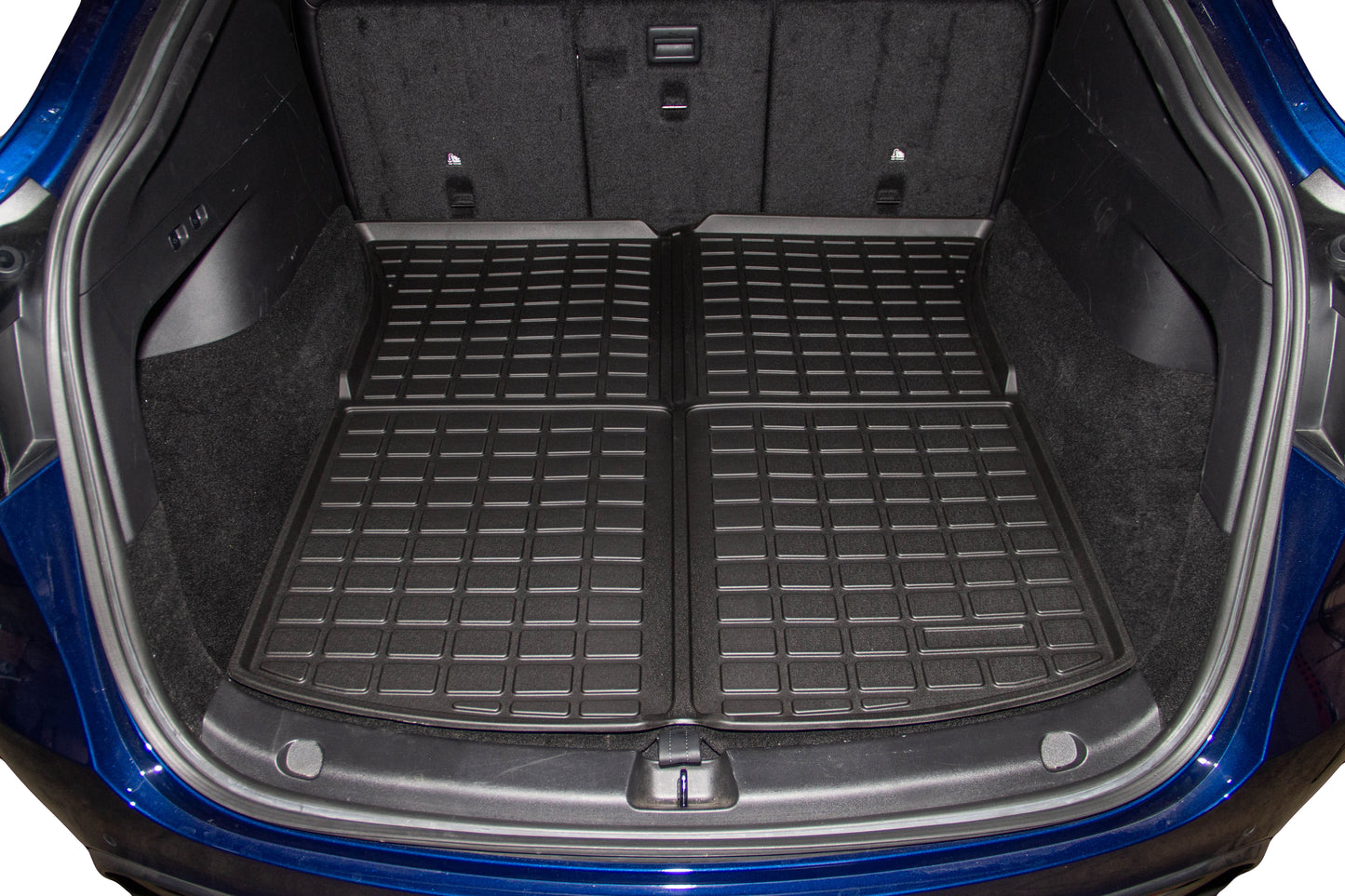 Tesla Model Y 2020-2024 TPE Cargo Liners Cargo Mat Rear Trunk Mat Liner All Weather Anti-Slip Waterproof Trunk Mat