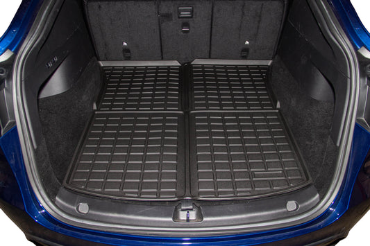 Tesla Model Y 2020-2024 TPE Cargo Liners Cargo Mat Rear Trunk Mat Liner All Weather Anti-Slip Waterproof Trunk Mat