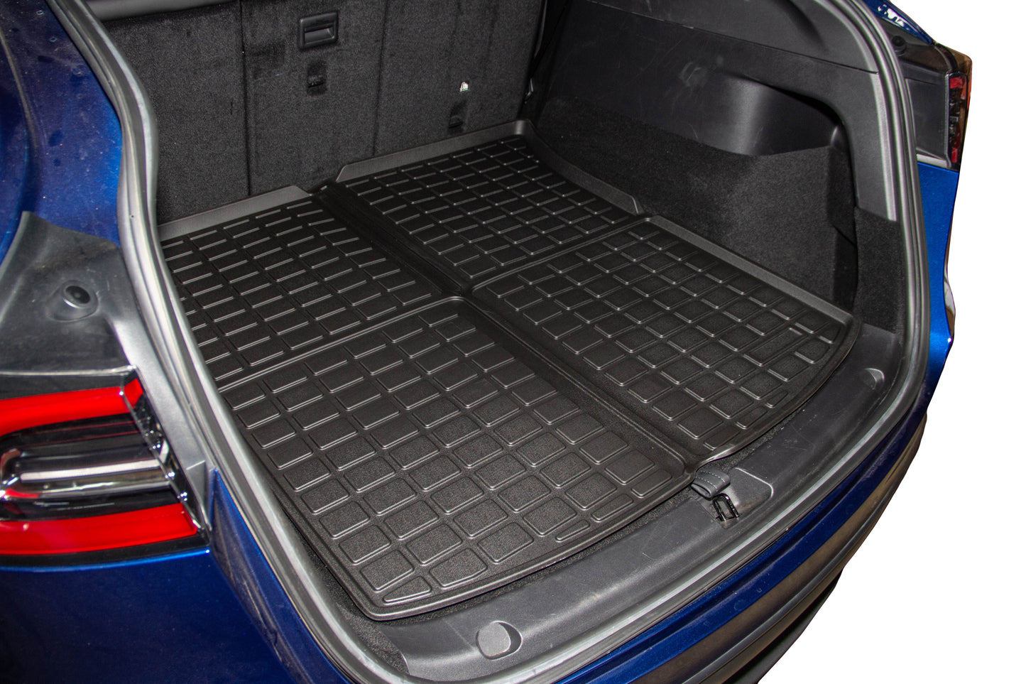 Tesla Model Y 2020-2024 TPE Cargo Liners Cargo Mat Rear Trunk Mat Liner All Weather Anti-Slip Waterproof Trunk Mat