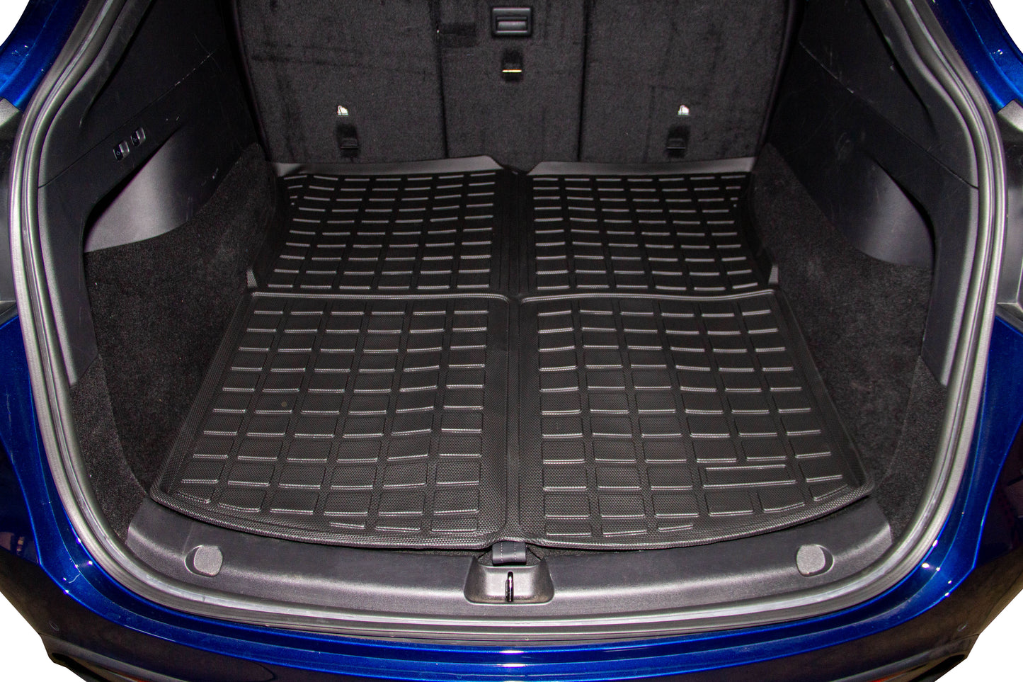 Tesla Model Y 2020-2024 TPE Cargo Liners Cargo Mat Rear Trunk Mat Liner All Weather Anti-Slip Waterproof Trunk Mat