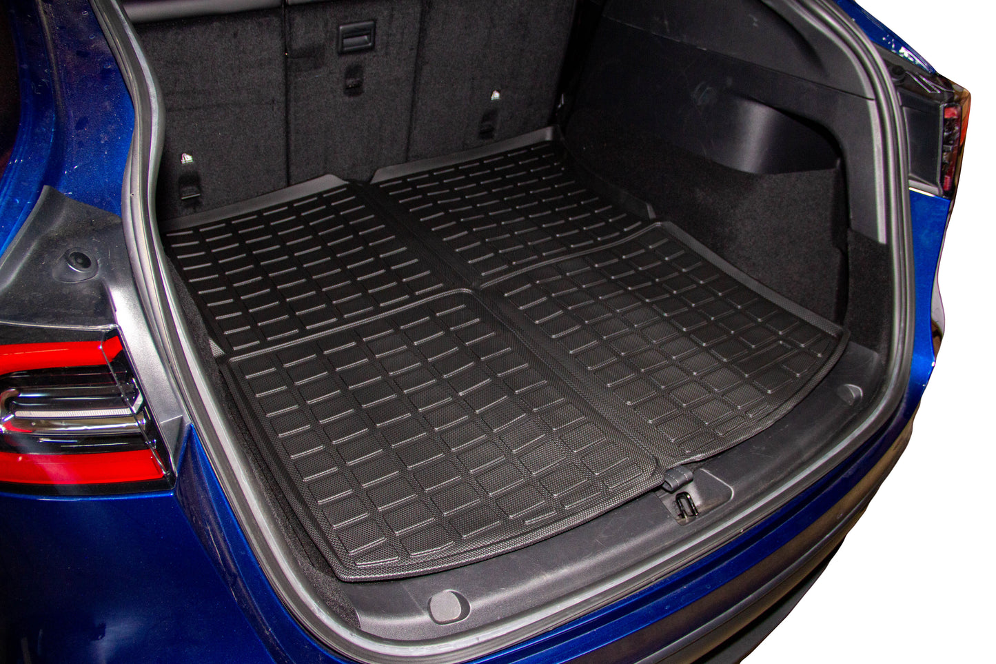 Tesla Model Y 2020-2024 TPE Cargo Liners Cargo Mat Rear Trunk Mat Liner All Weather Anti-Slip Waterproof Trunk Mat