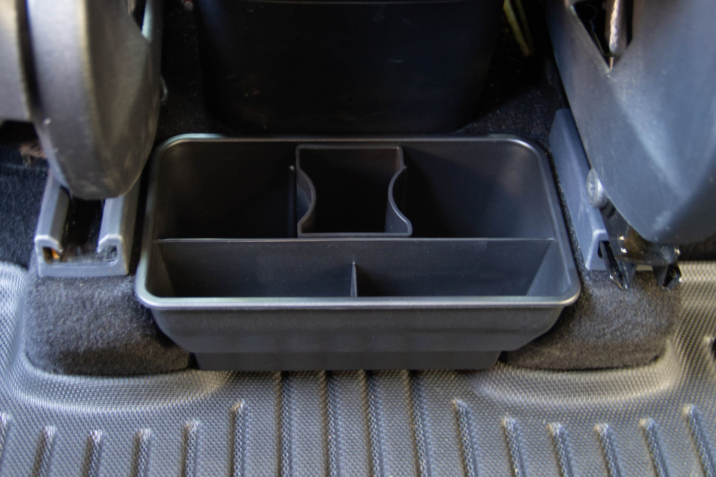 ABS Tesla Model Y 2020-2023 Rear Center Console Storage Box Accessories Underseat Storage Box with Y