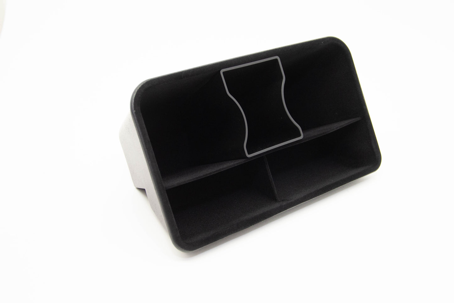 ABS Tesla Model Y 2020-2023 Rear Center Console Storage Box Accessories Underseat Storage Box One Side Flocking